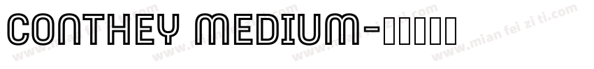 Conthey Medium字体转换